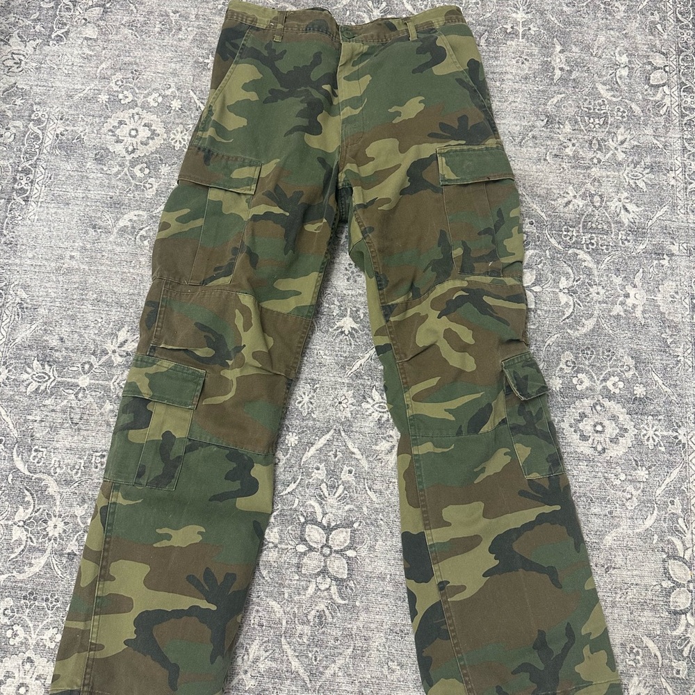 Local European Camouflage Cargo Pants